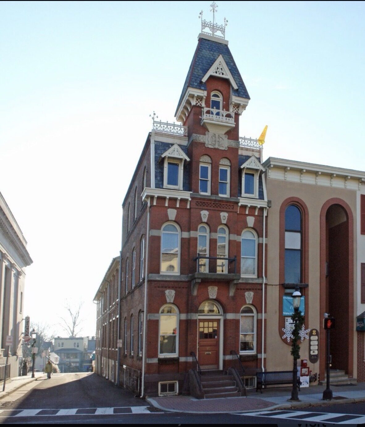 Historic East Court Street building in Doylestown