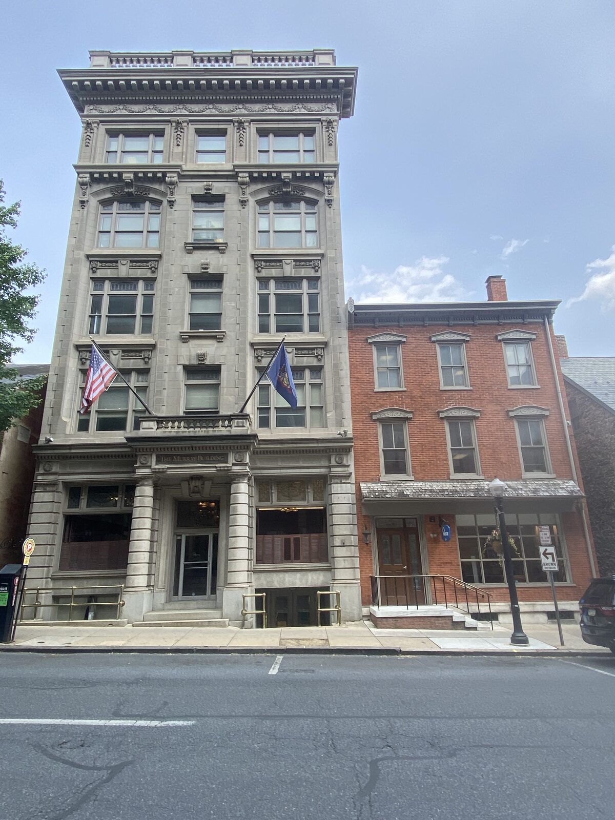 Historic Duke and Cherry building in Lancaster